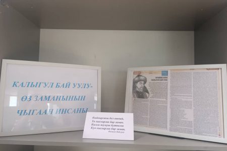 Калыгул Бай уулунун 240 жылдыгына карата китеп көргөзмөсү уюштурулду