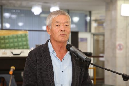 Улуттук китепканада Алмаз Кожогуловдун сүрөт көргөзмөсү ачылды