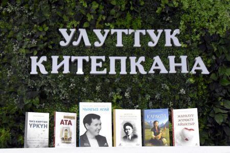 Китеп фондуна “Жамгыр” басма үйүнөн китептер келди